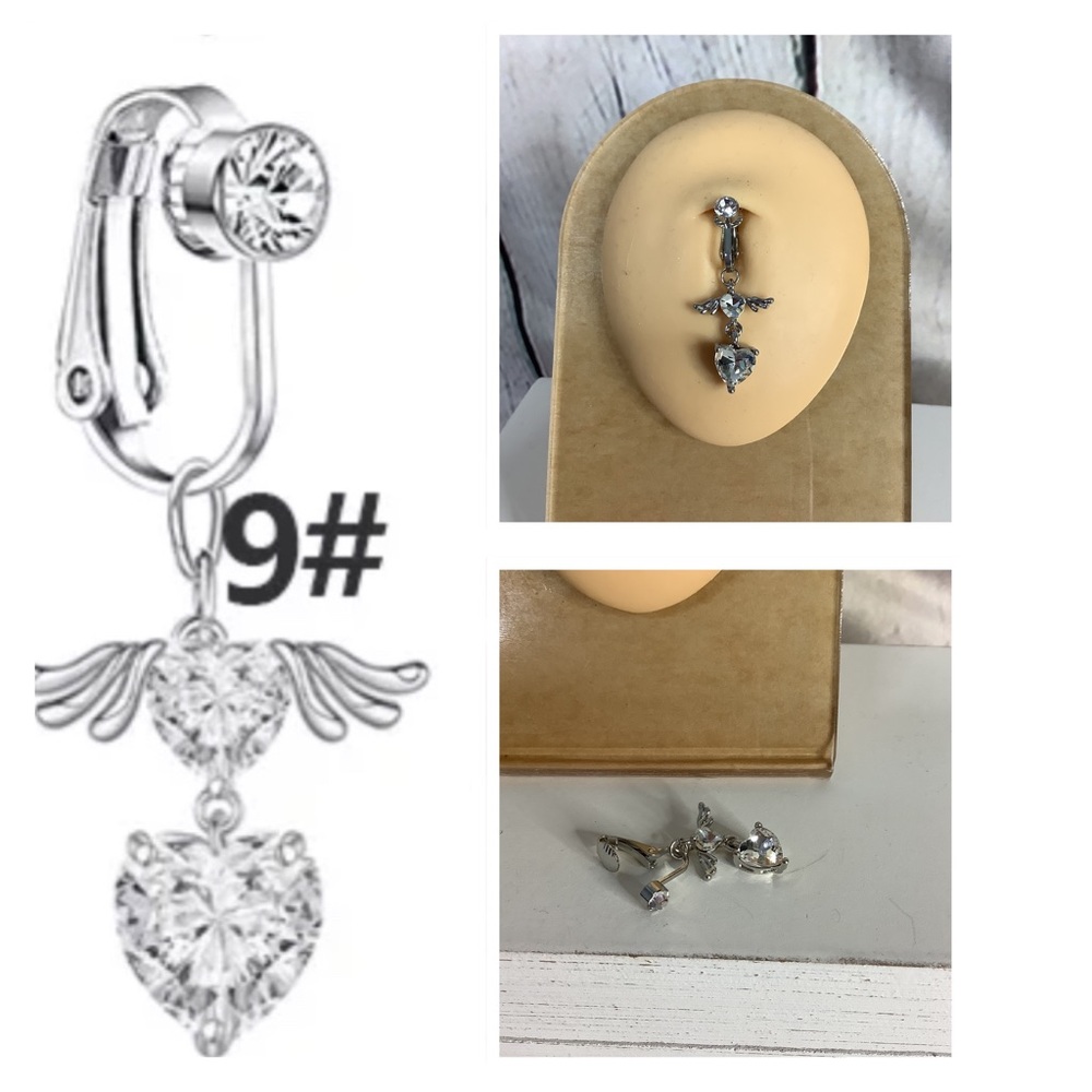 Clip-On Belly Button Ring
